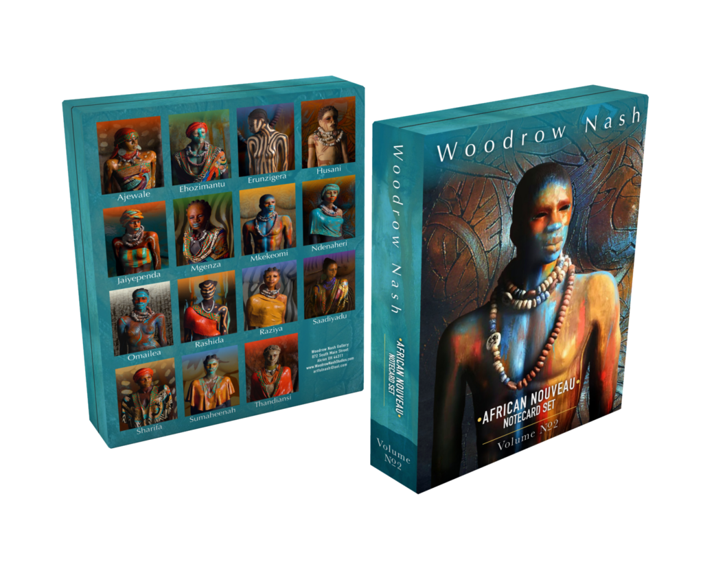 African Nouveau – Notecards (Set Vol.2) – Woodrow Nash