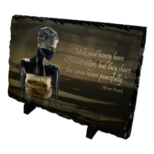 "Milk and Honey..." Large Stone Slate