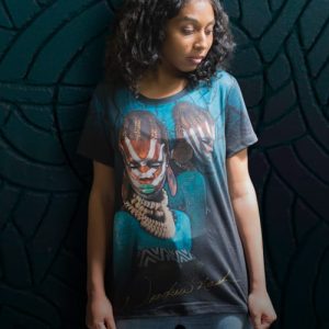 T-Shirt Pullover – Blue Female Sculpture